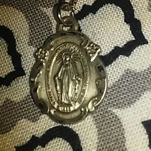 Mother Mary Pendant Necklace